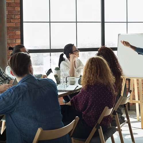 Tamara White facilitating a session